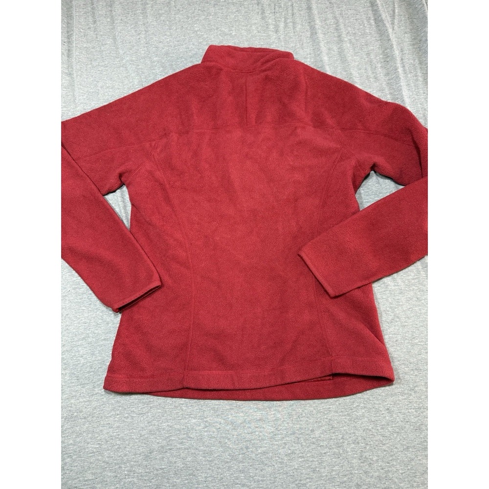 Patagonia Synchilla Jacket Womens Sz M Red 1/2 Zip Pullover Fleece - Picture 7 of 9